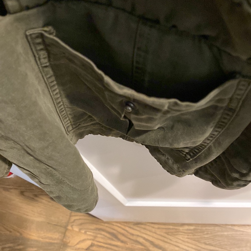 Dark Green Lightweight Jacket Large Excellent Con… - image 6